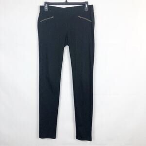 Decree I Mid Rise Black Stretchy Pants
